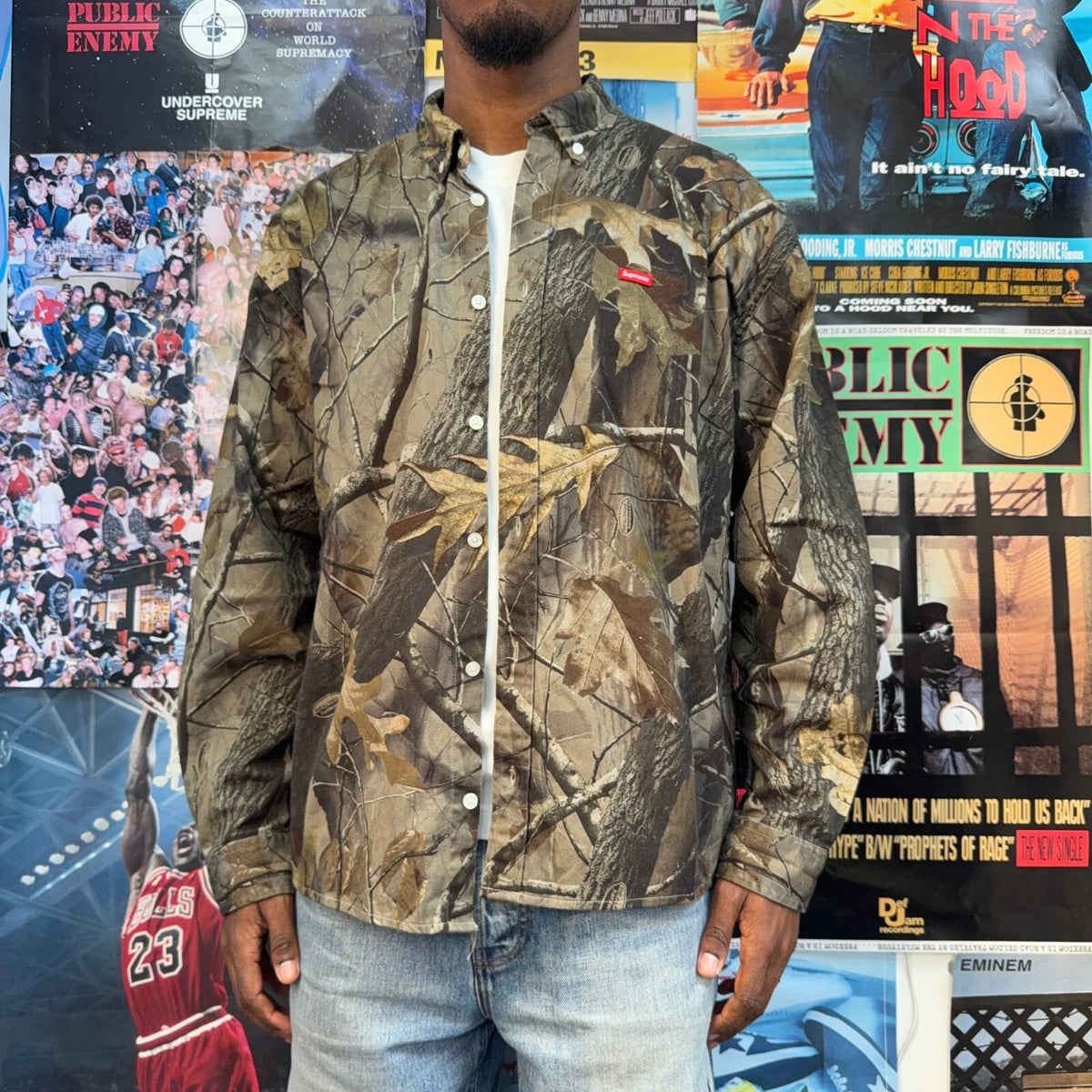 SUPREME SS26 REALTREE SMALL BOX SHIRT