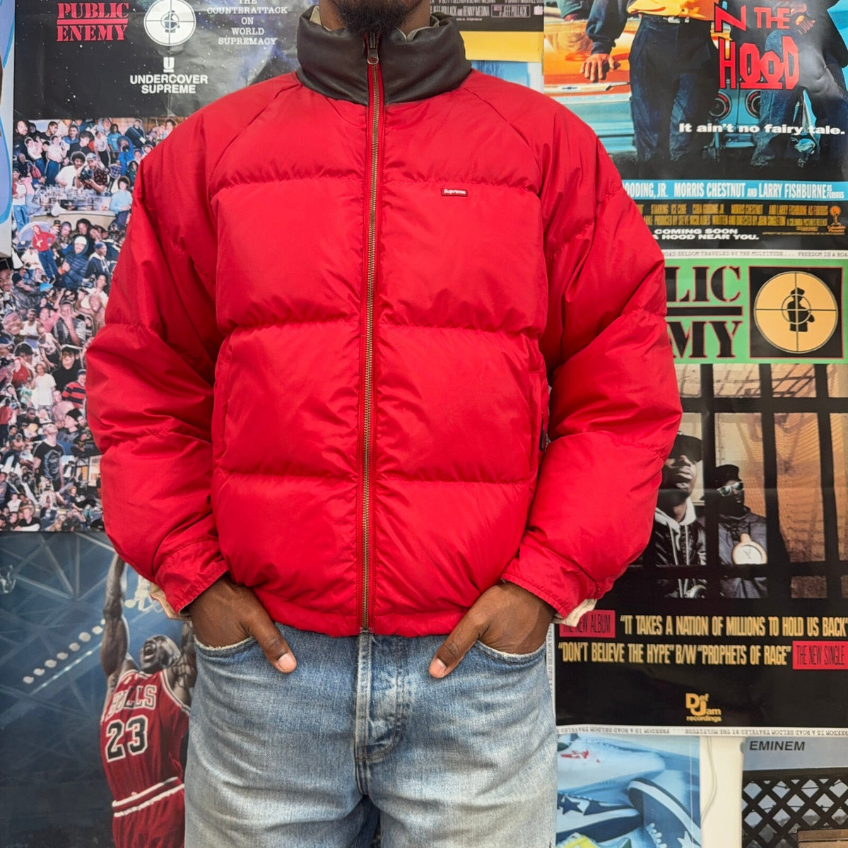 SUPREME SS24 REVERSIBLE DOWN PUFFER JACKET
