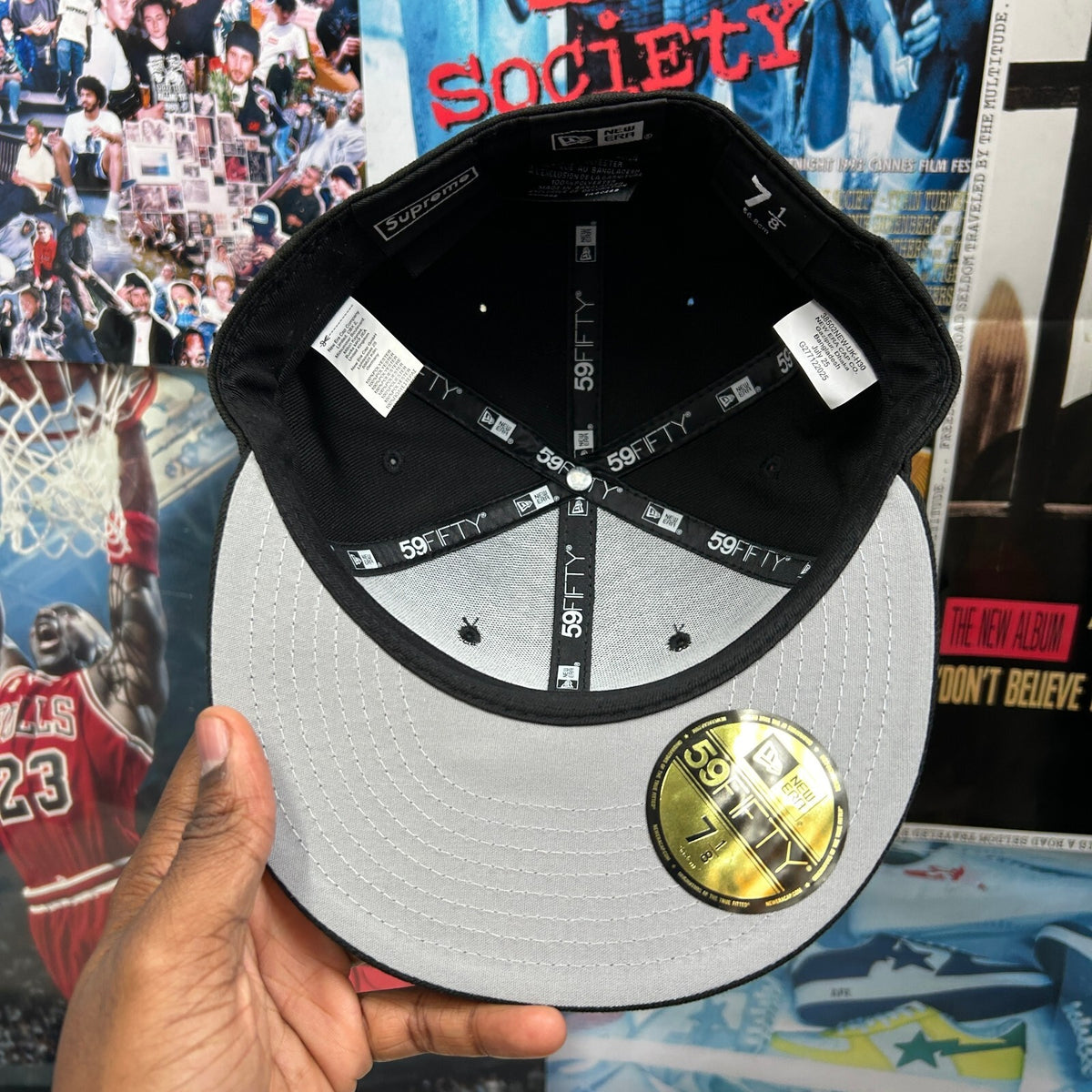 SUPREME FW25 BREAST CANCER AWARENESS BOX LOGO FITTED CAP