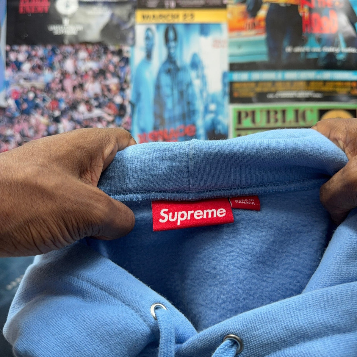 SUPREME FW25 CLASSIC LOGO MILAN SHOP HOODIE