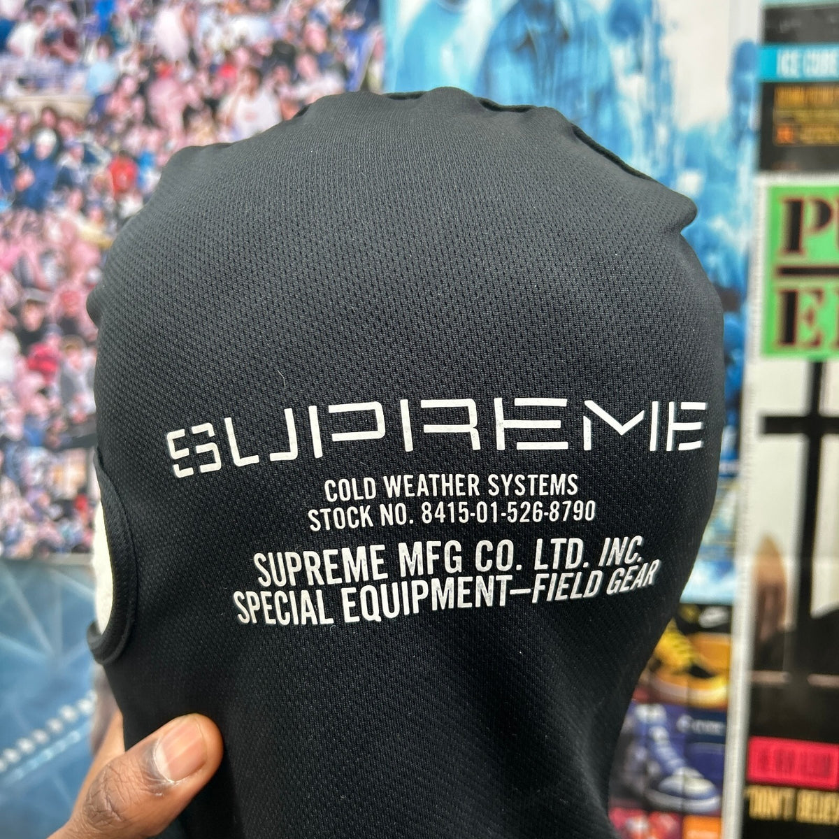 SUPREME FIELD GEAR LIGHTWEIGHT BLACK BALACLAVA