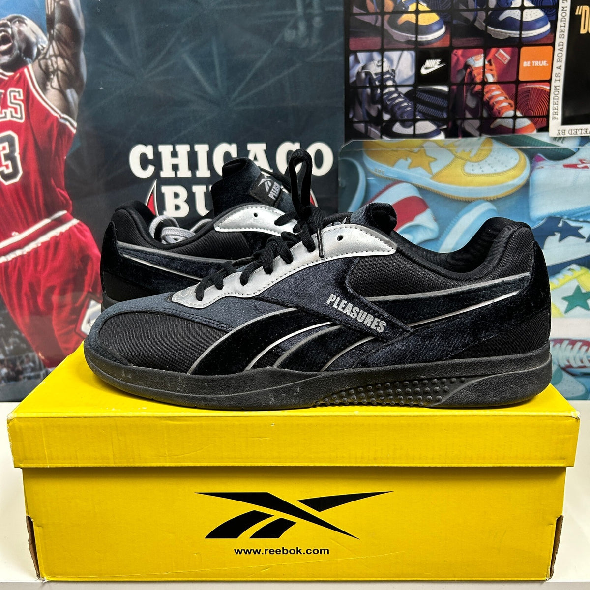 REEBOK X PLEASURES HAMMER STREET SNEAKERS