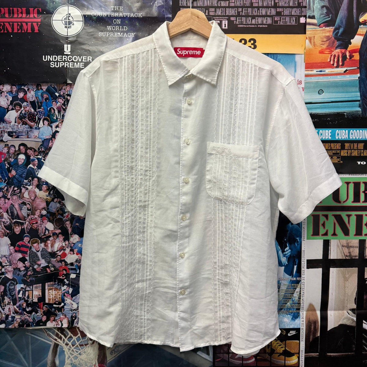 SUPREME SS26 PINTUCK S/S SHIRT