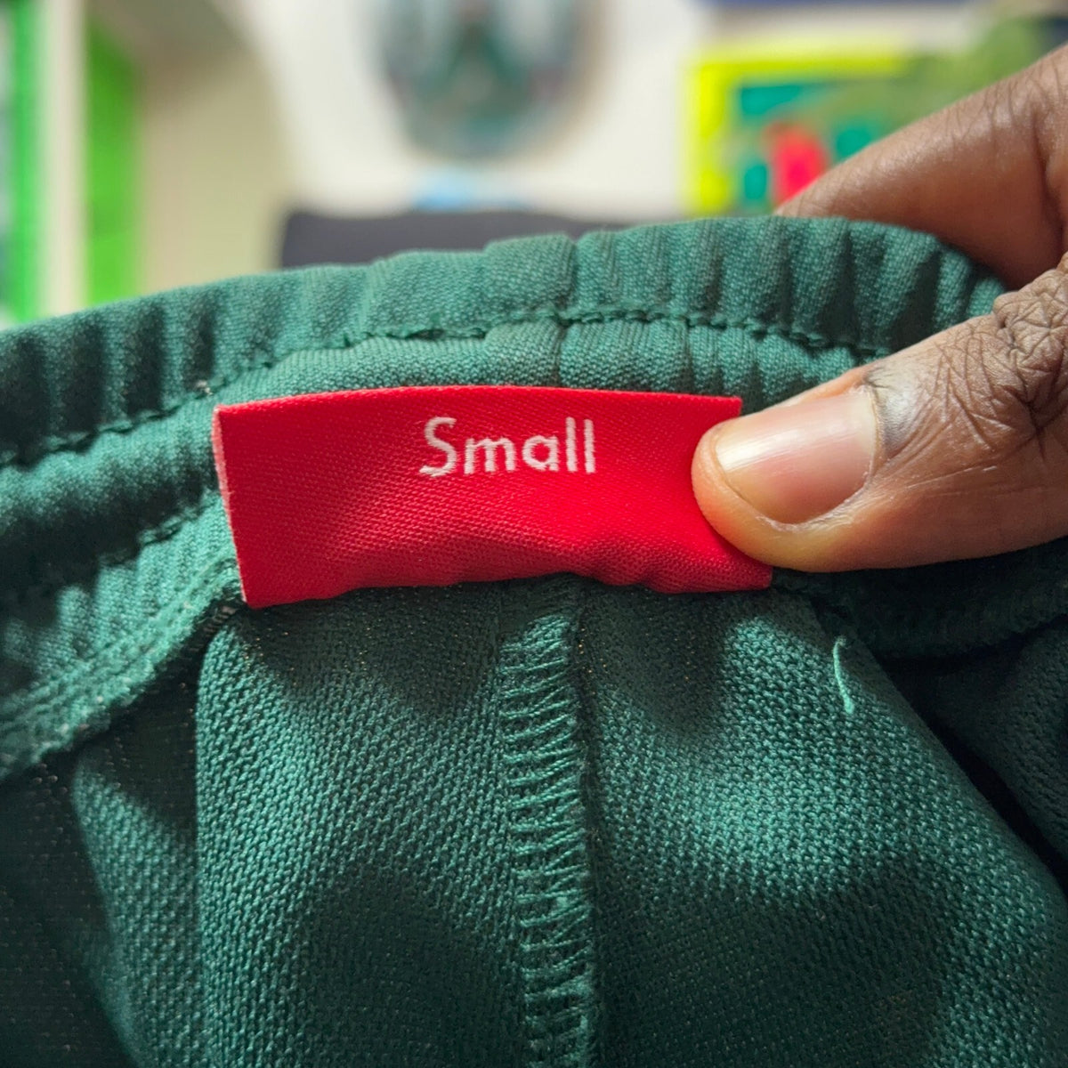SUPREME FW19 GREEN CROWN TRACK BOTTOMS