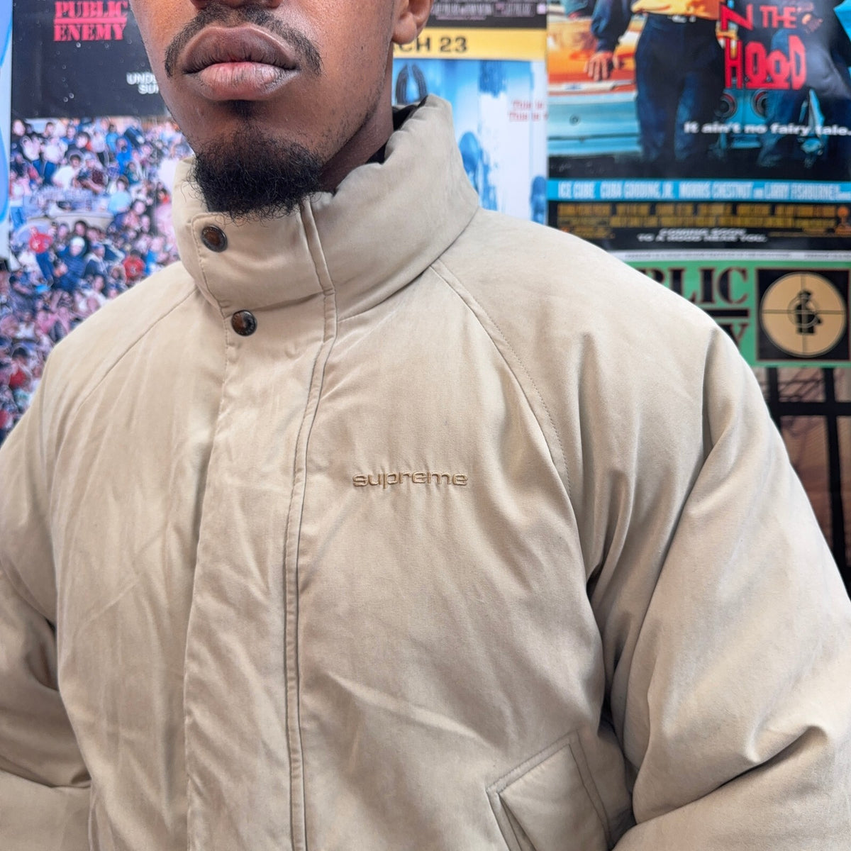 SUPREME SS24 REVERSIBLE DOWN PUFFER JACKET