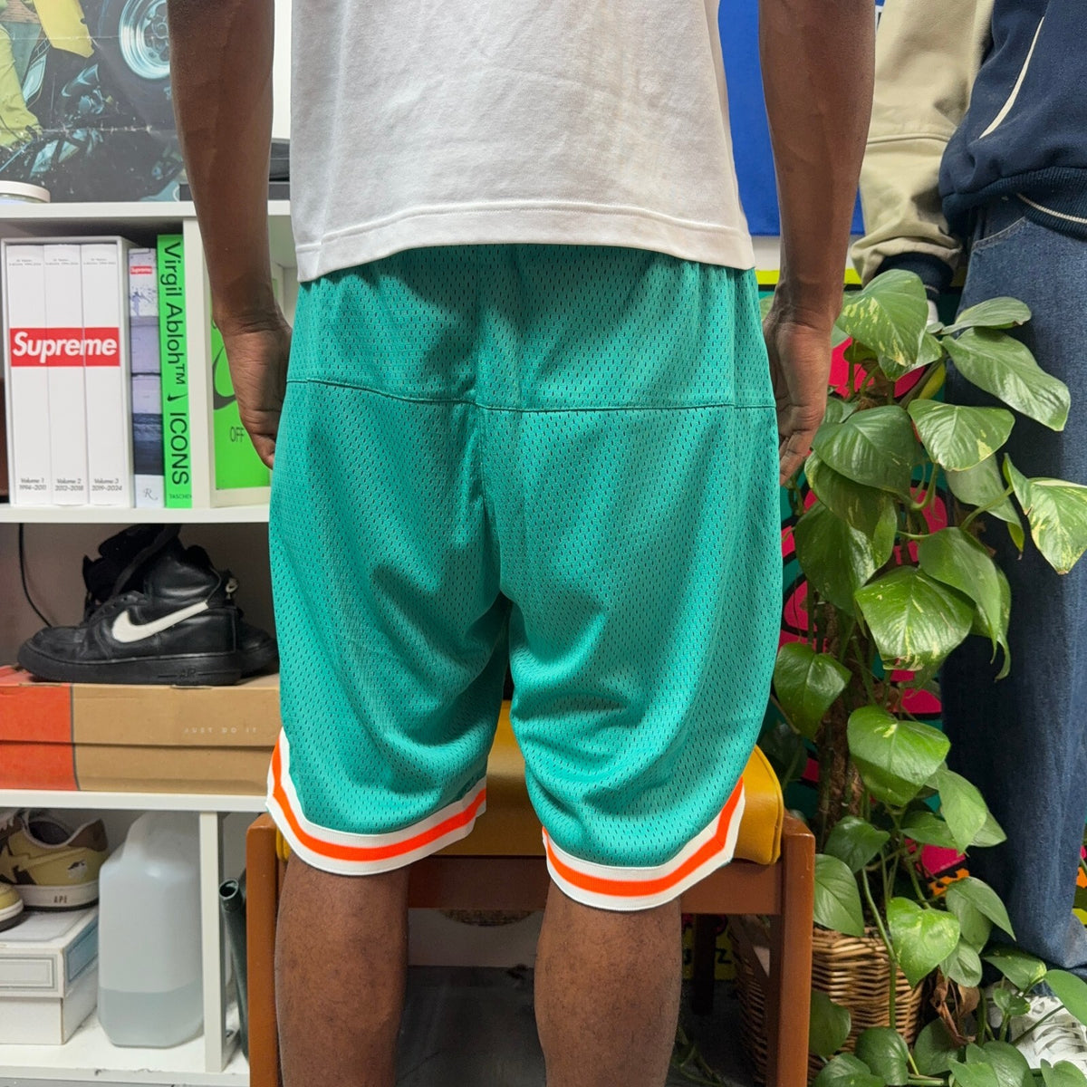 PALACE SS23 HESH ATHLETIC SHORTS TURQOUISE