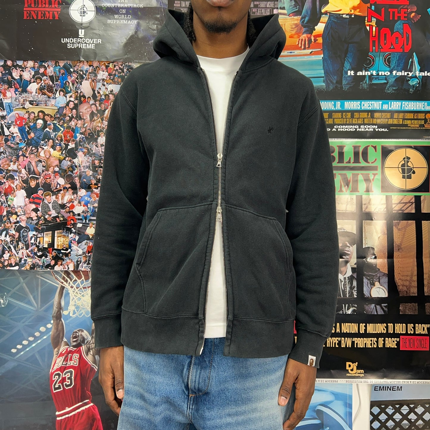 BAPE 2000s BAPESTA ZIP UP HOODIE