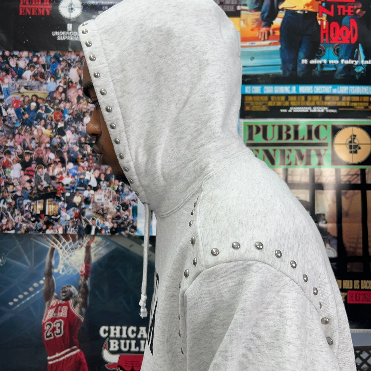 SUPREME STUDDED ARC HOODIE