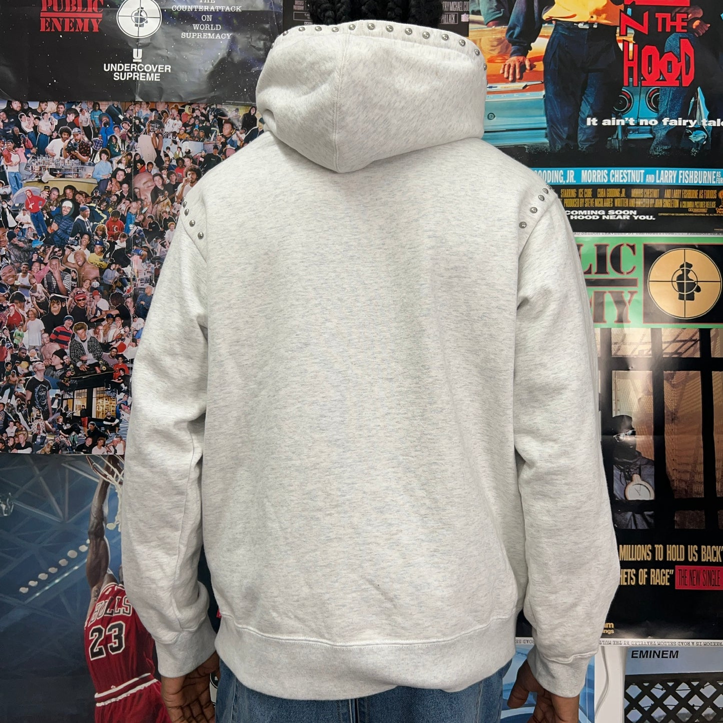 SUPREME STUDDED ARC HOODIE