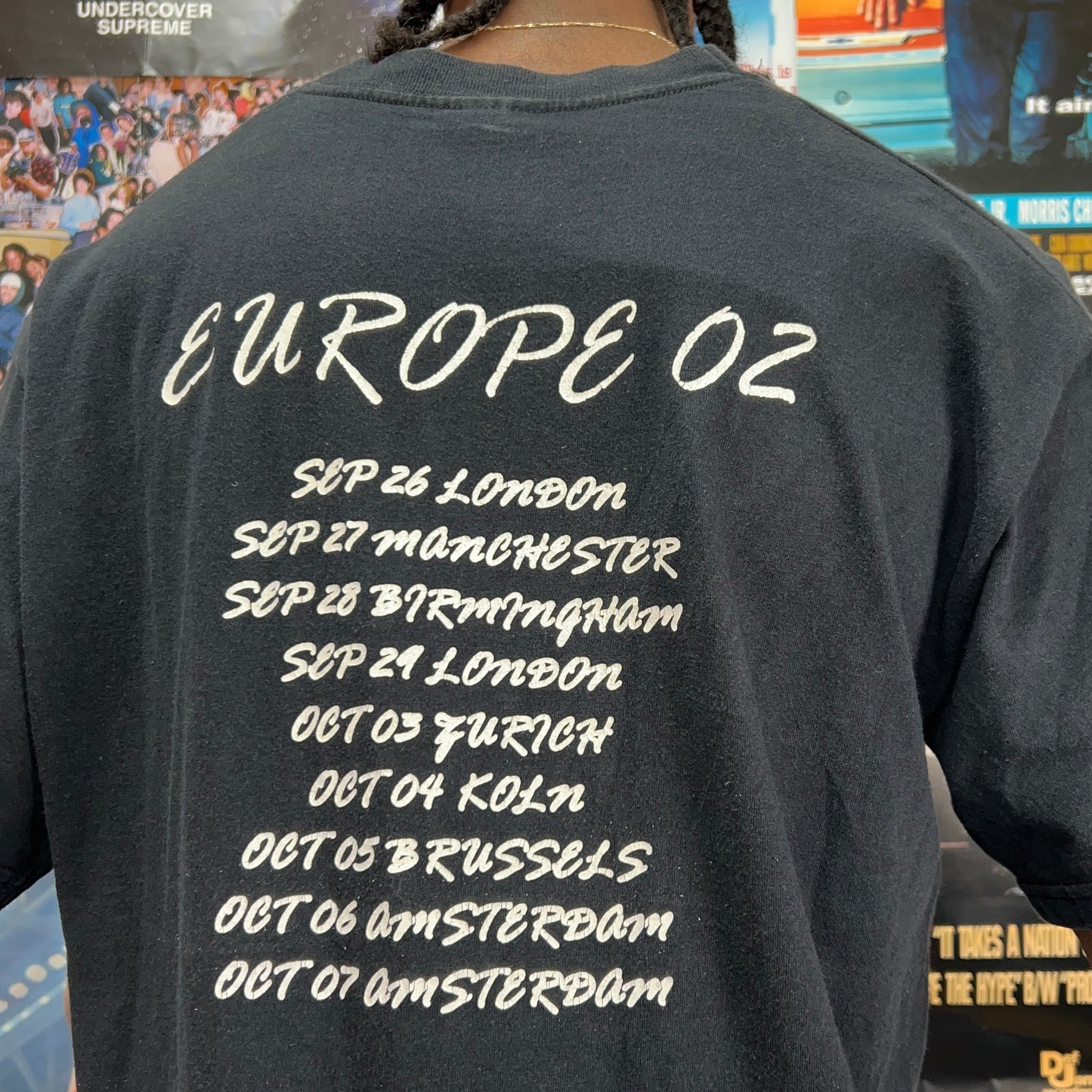 JA RULE 2002 EUROPE TOUR TEE
