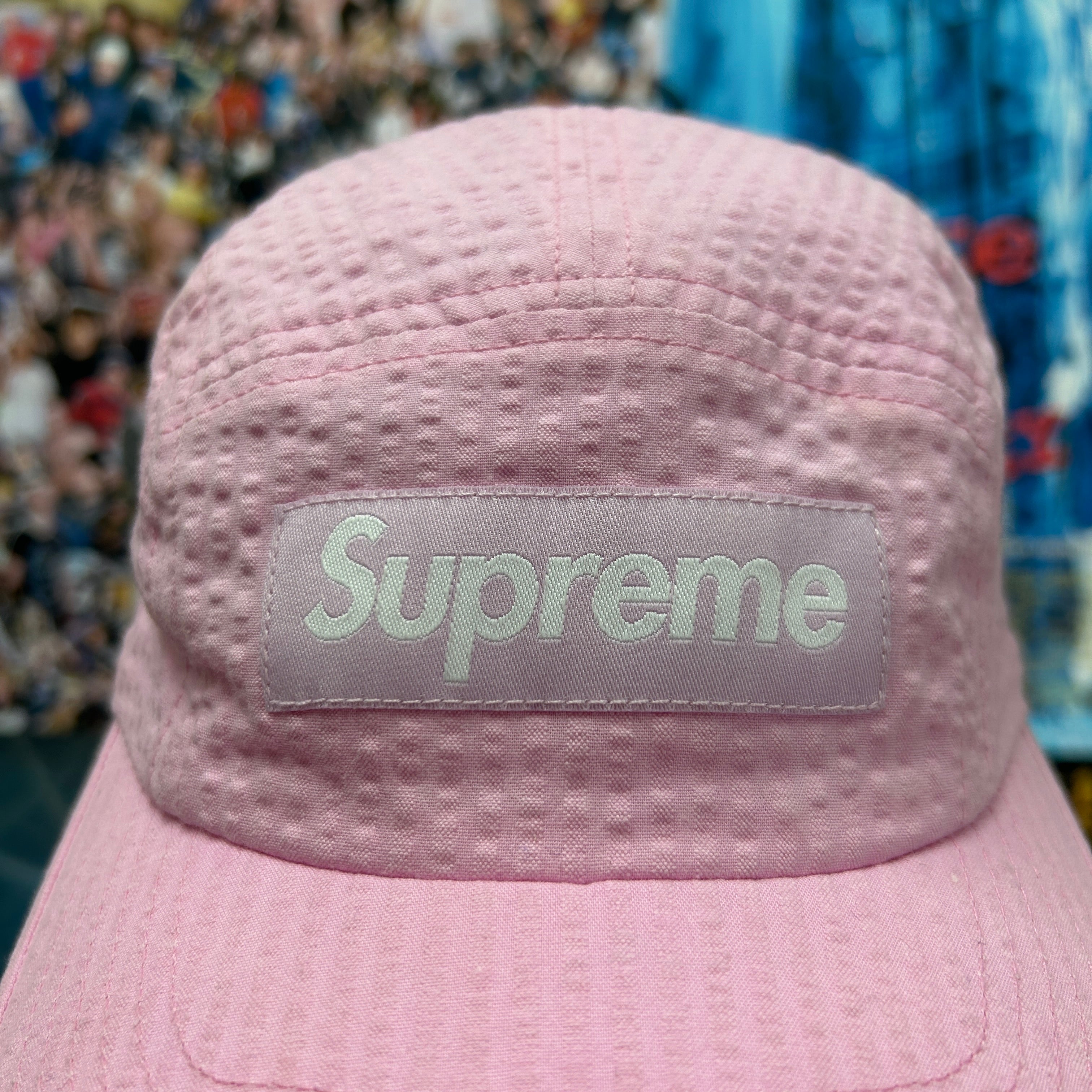 Pink supreme hat online