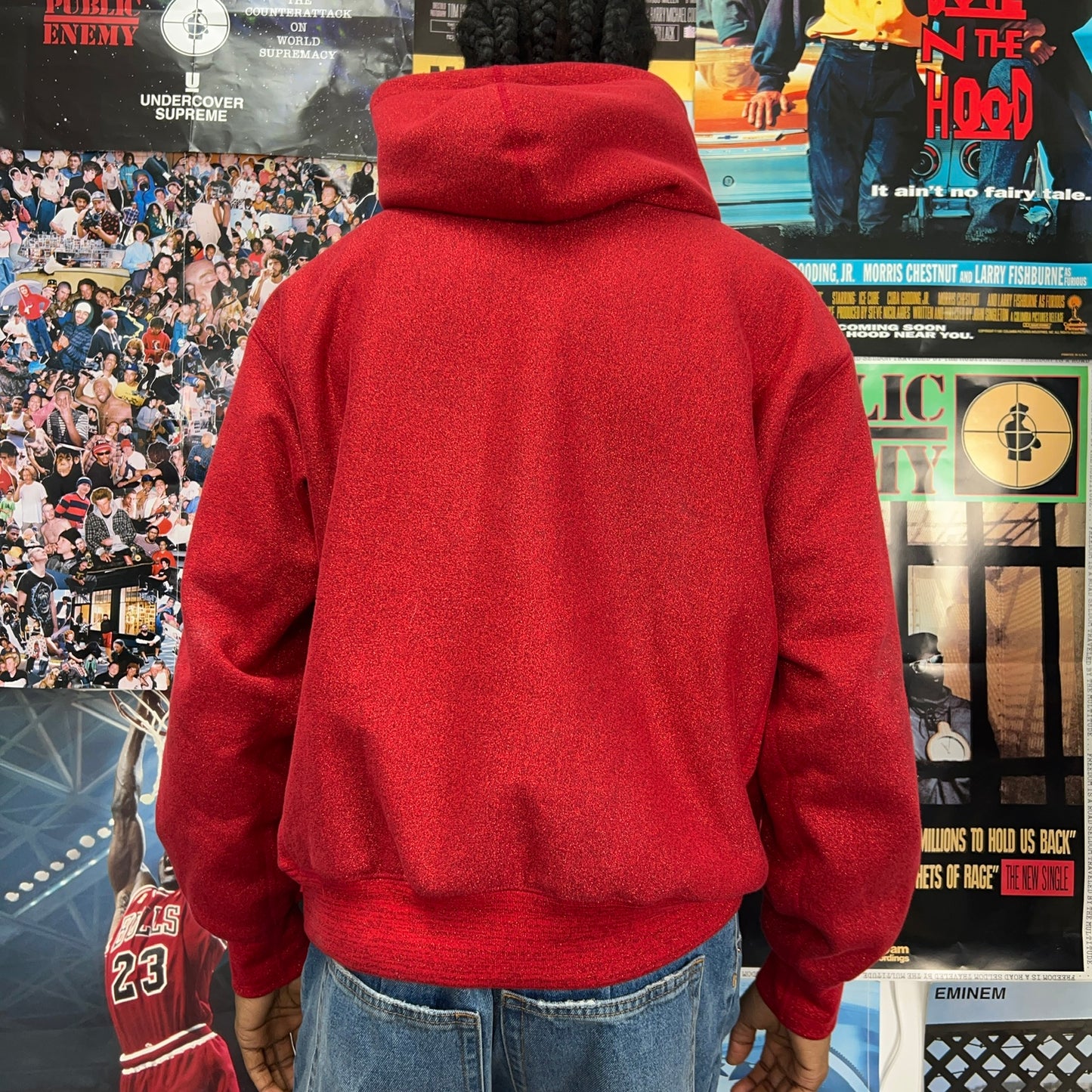 SUPREME SS23 GLITTER ARC HOODIE