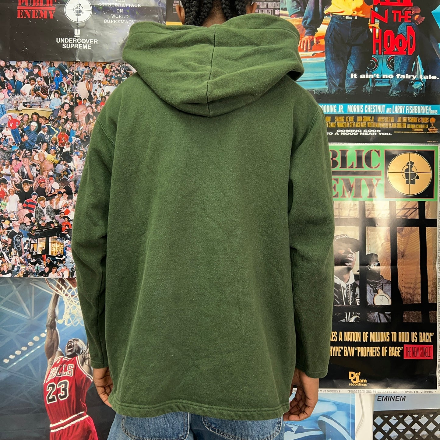 STUSSY 90s SPELLOUT HOODIE