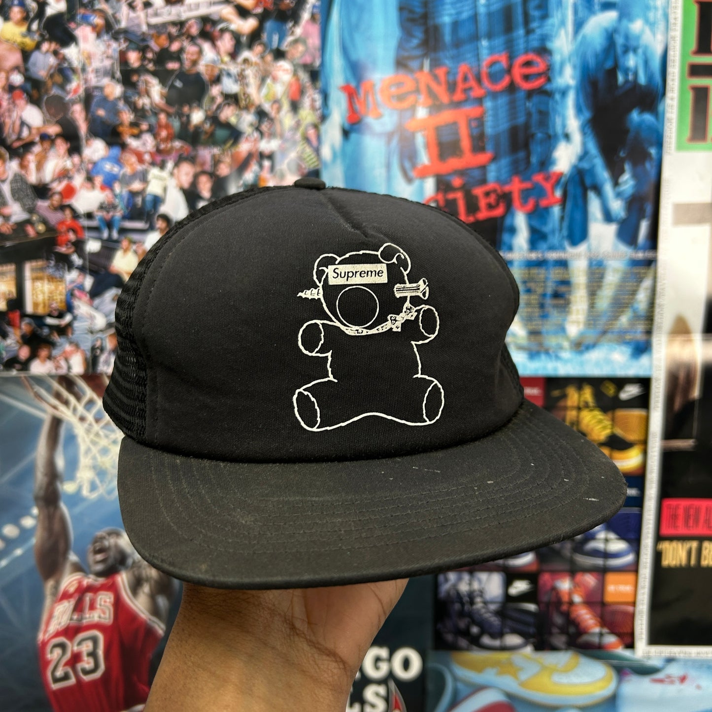 SUPREME SS15 UNDERCOVER TEDDY BEAR TRUCKER CAP