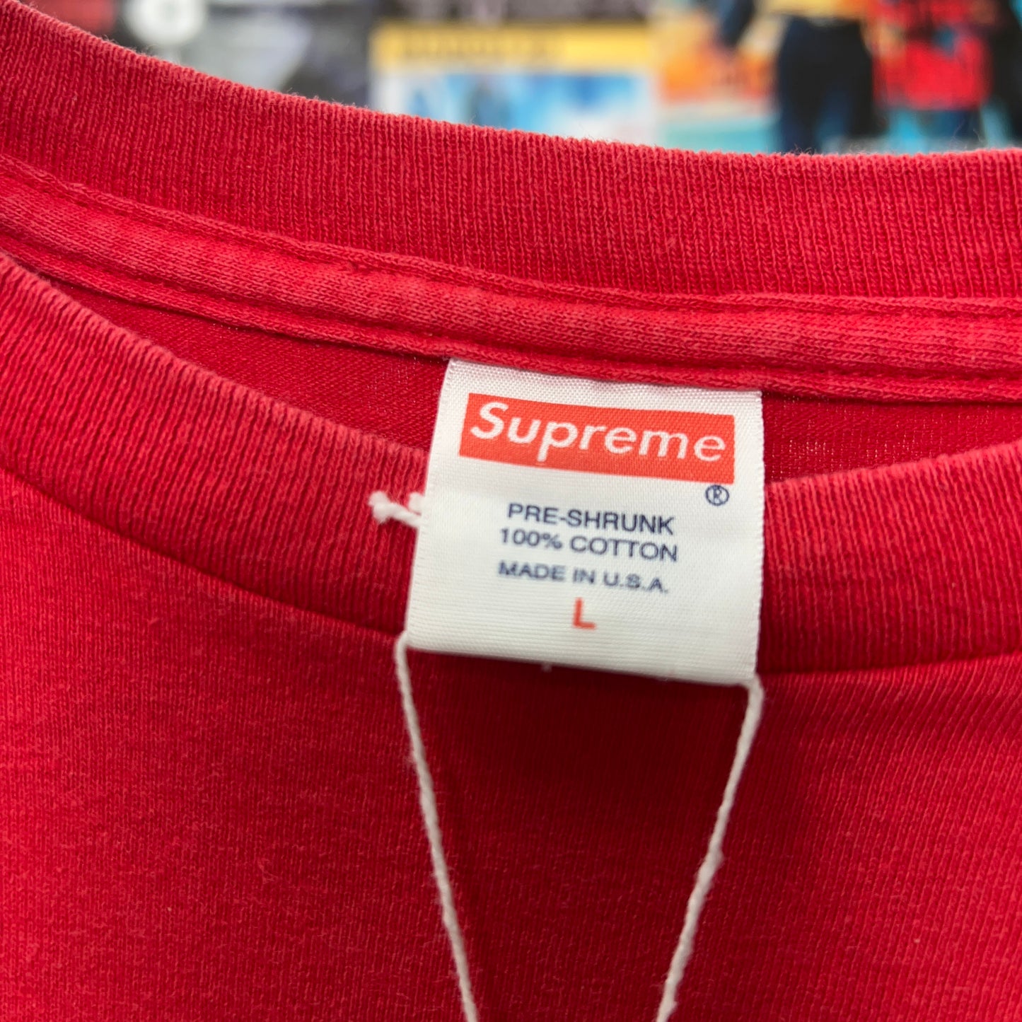 SUPREME 2009 NO APOLOGIES RED TEE
