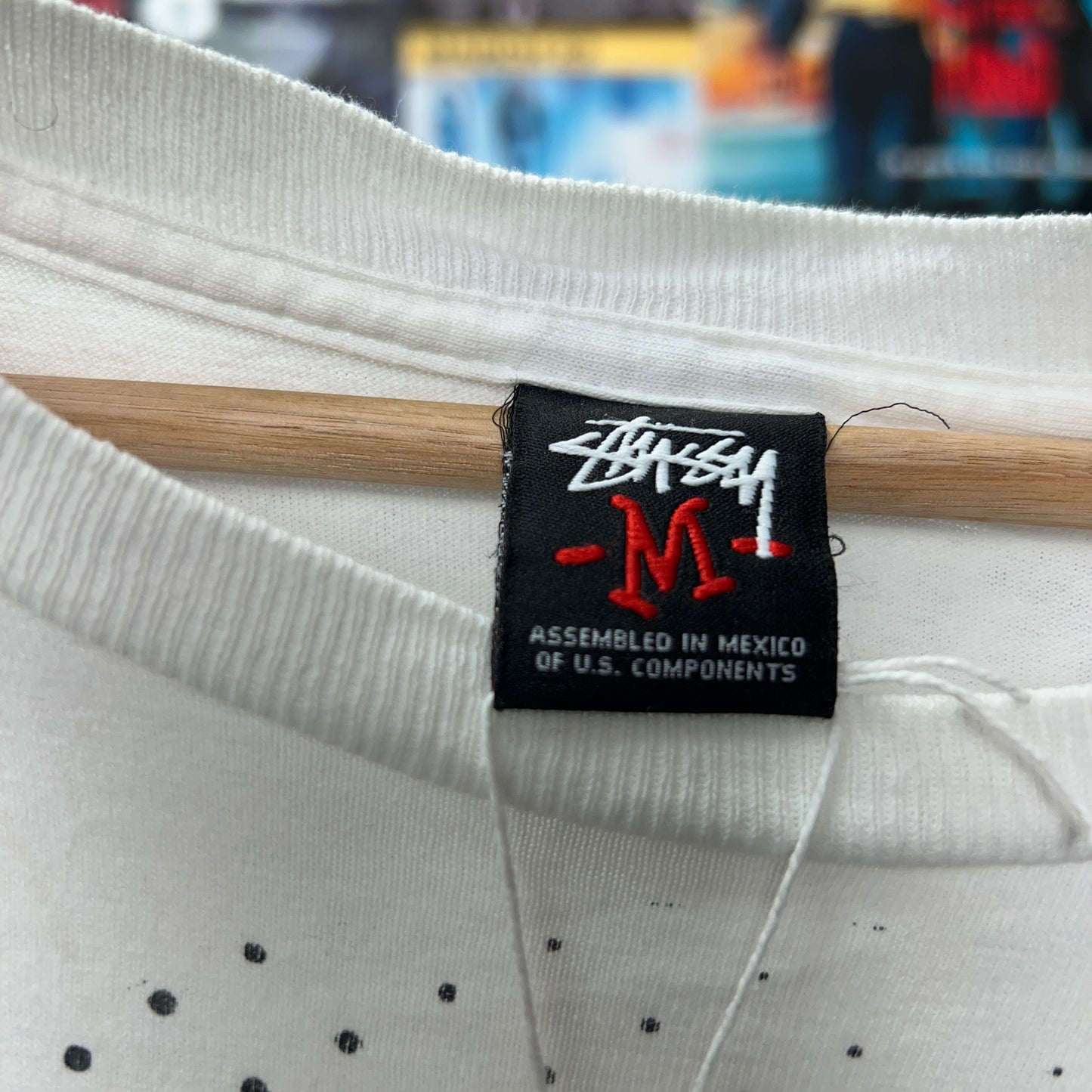 STUSSY 2000s I.S.T WHITE TEE