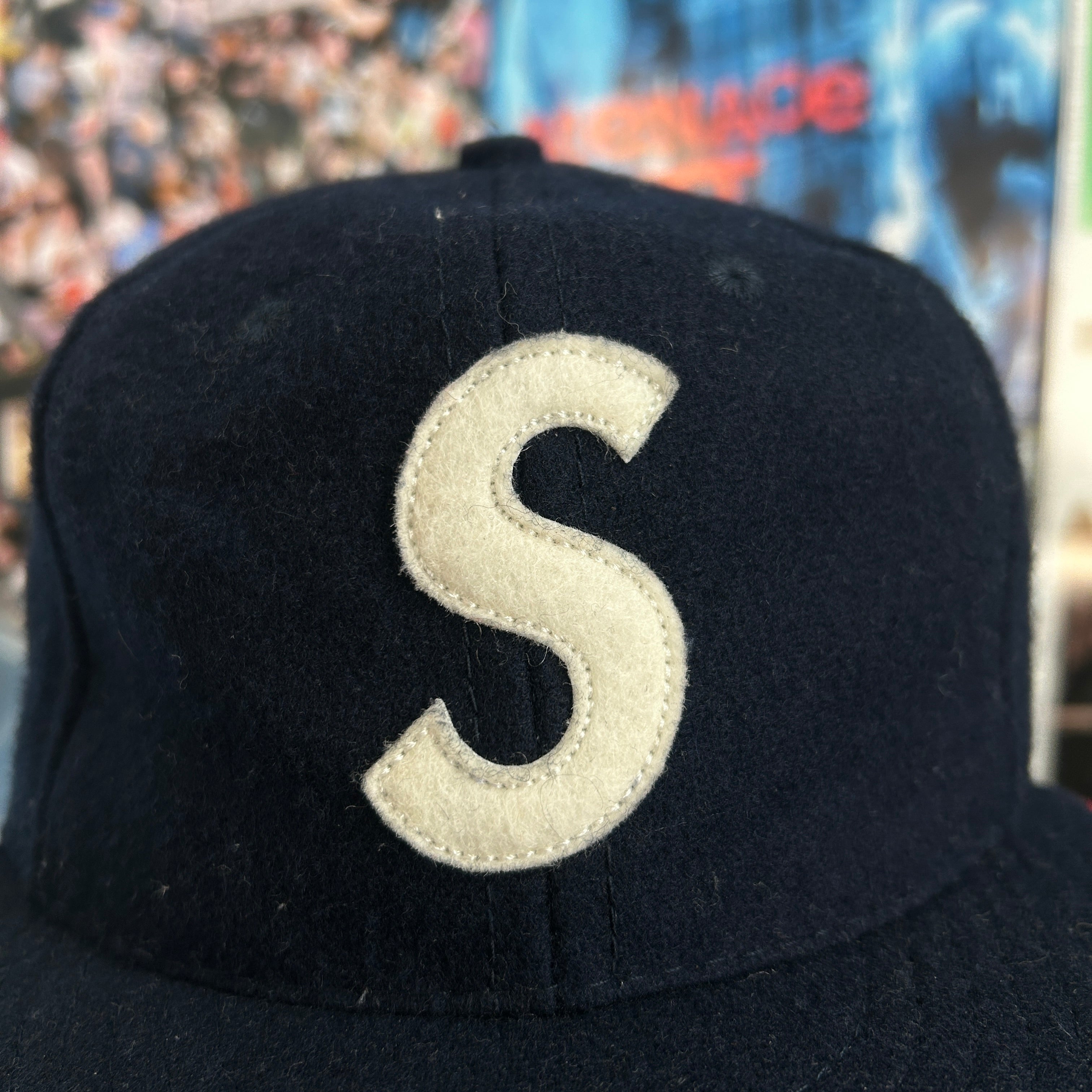 SUPREME WOOL FITTED S LOGO CAP – Bythepeace