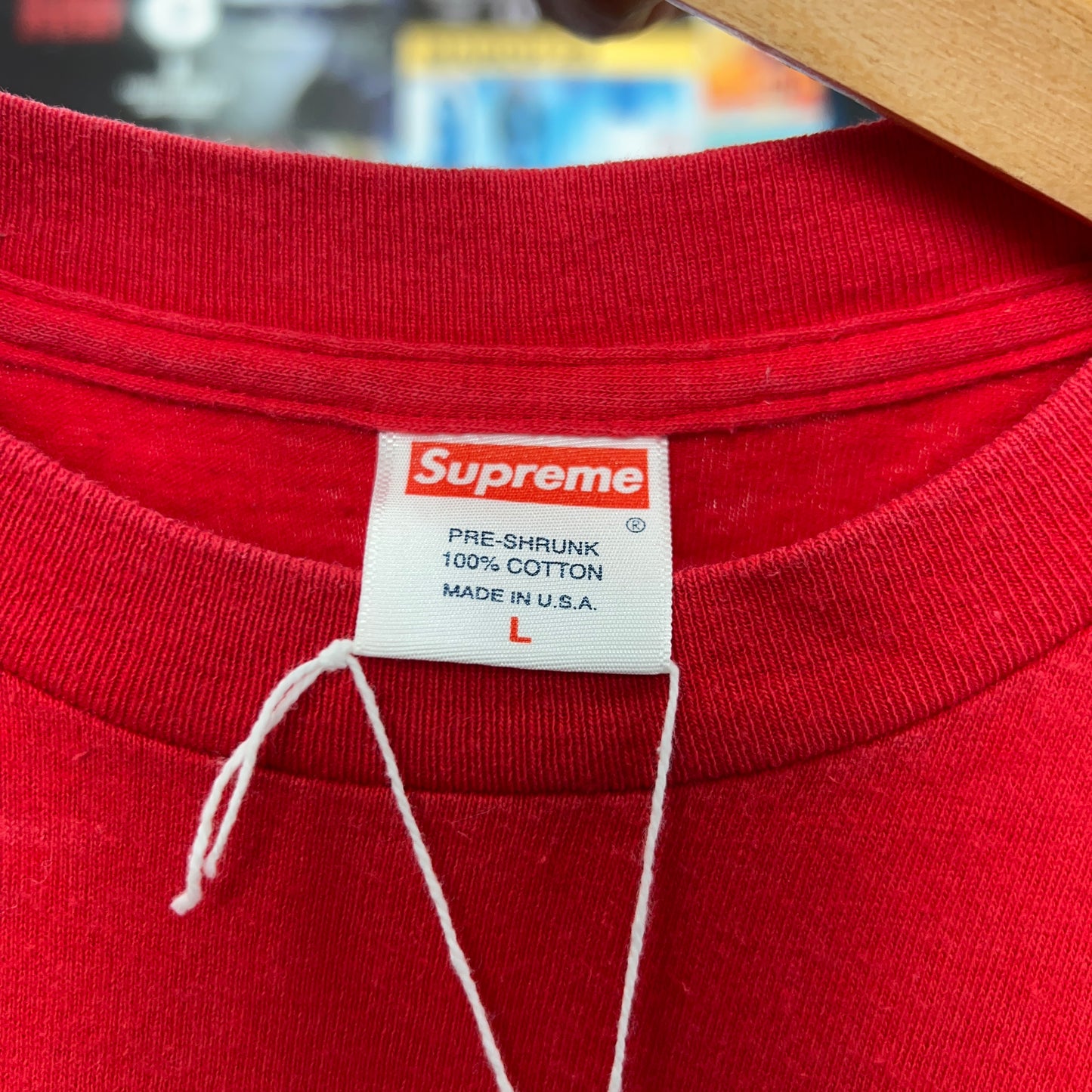 SUPREME 2002 JAMES BROWN LOVE POWER PEACE RED TEE