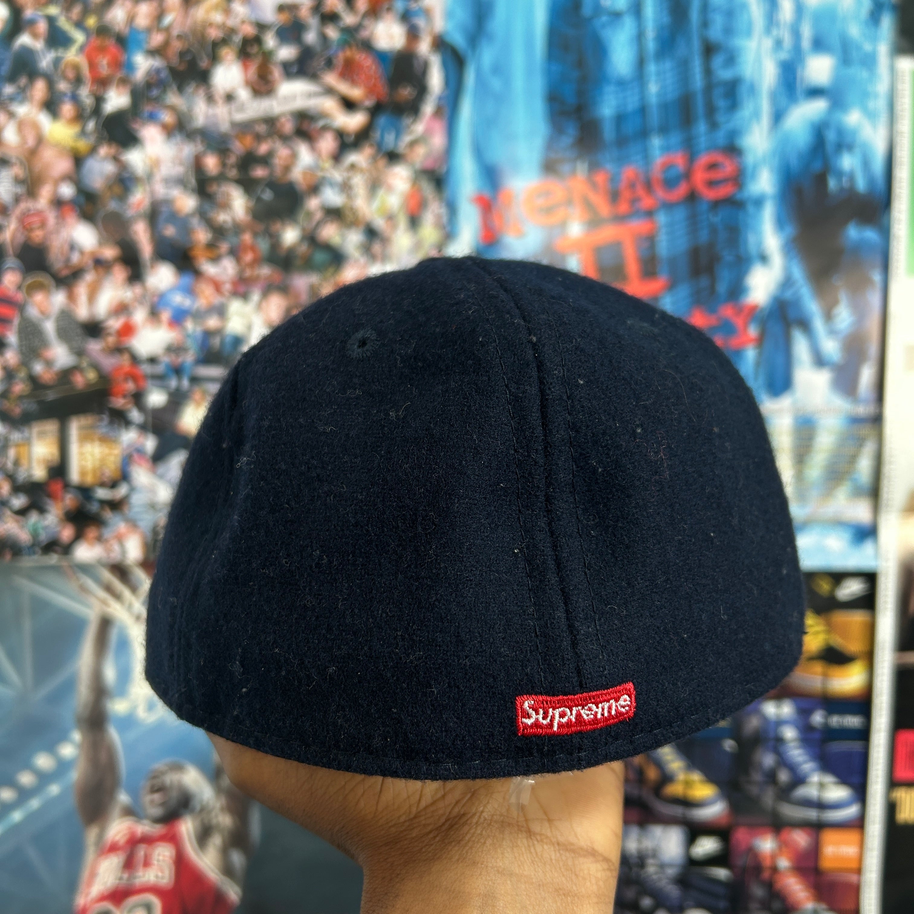 SUPREME WOOL FITTED S LOGO CAP