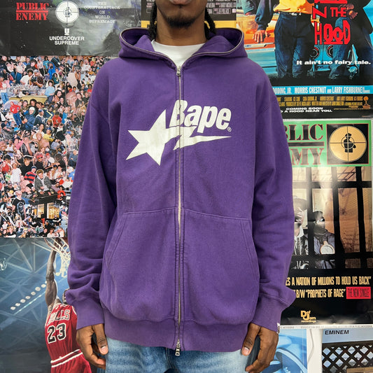 BAPE 2000s BAPESTA FULL ZIP UP HOODIE