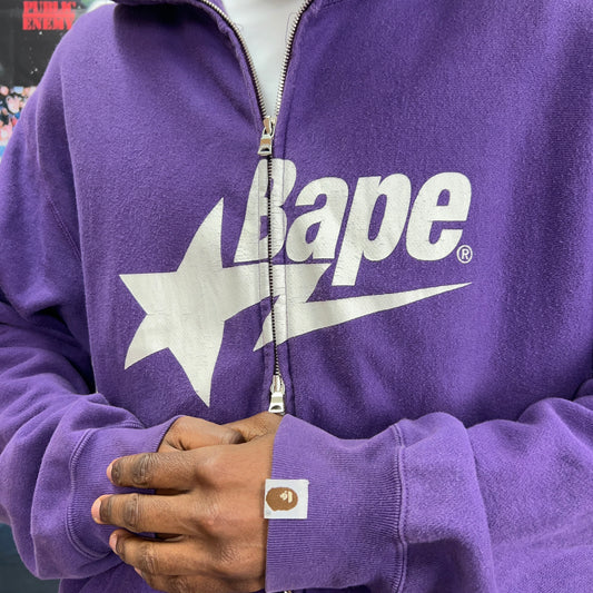 BAPE 2000s BAPESTA FULL ZIP UP HOODIE
