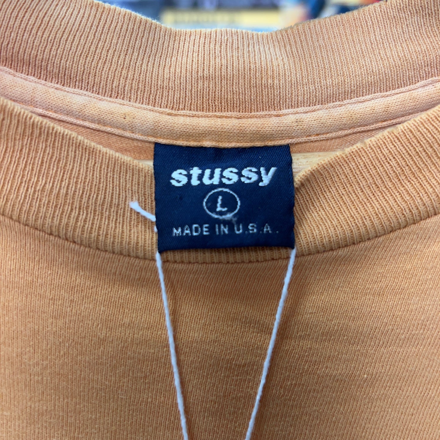 STUSSY SPORT 90s YELLOW TEE