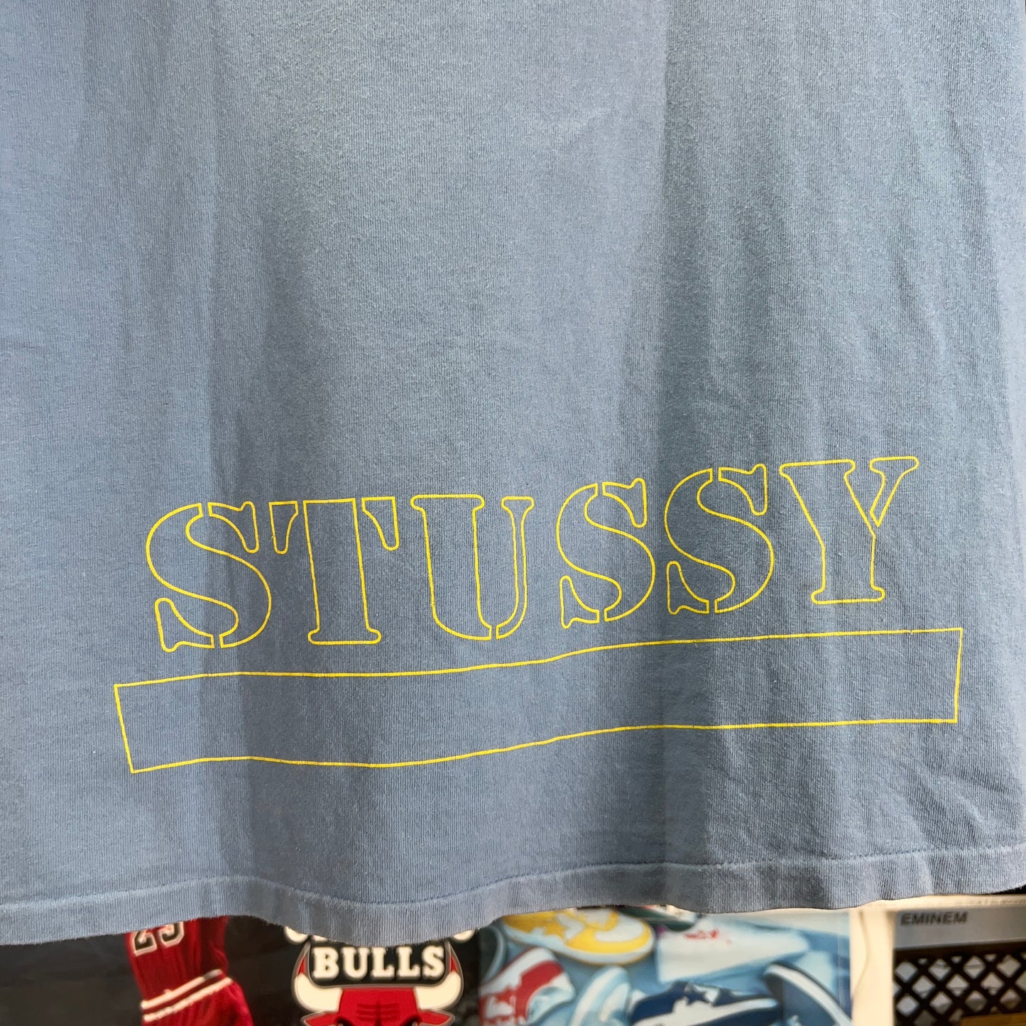 STUSSY 2000s BLUE TEE