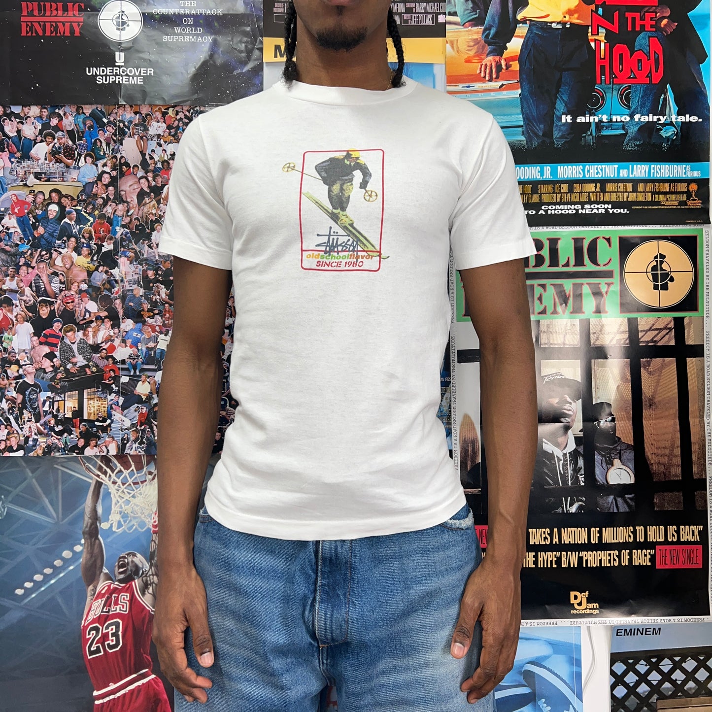 LATE 90S STUSSY OUTDOOR SKI TEE