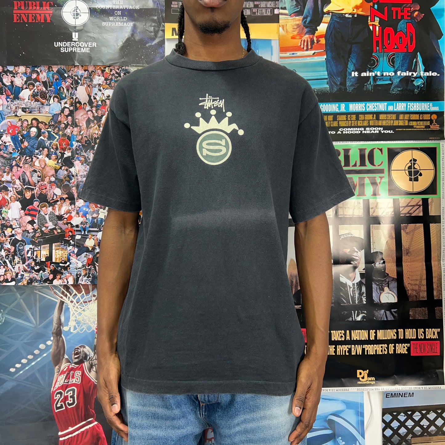 EARLY 90S STUSSY CROWN TEE