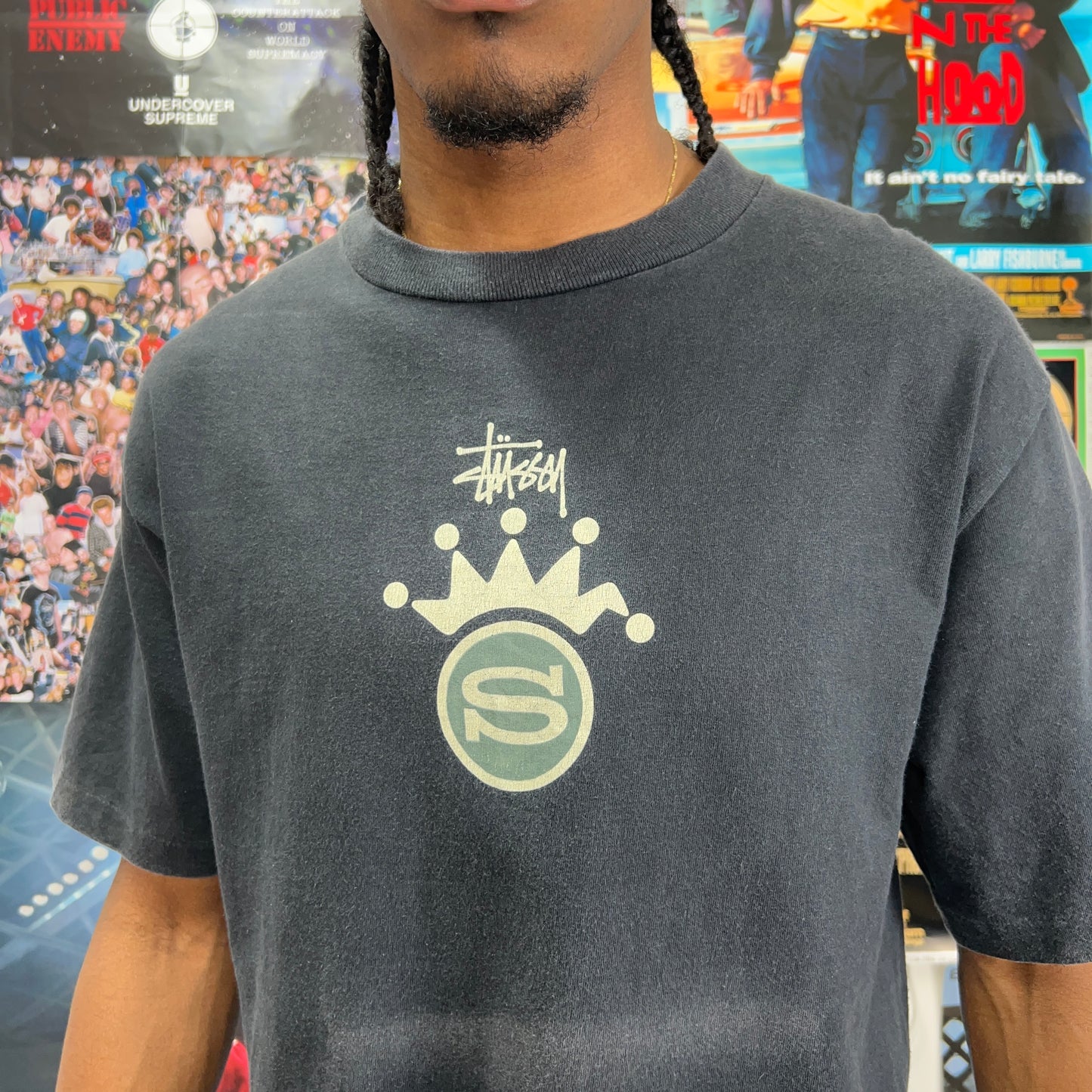 EARLY 90S STUSSY CROWN TEE